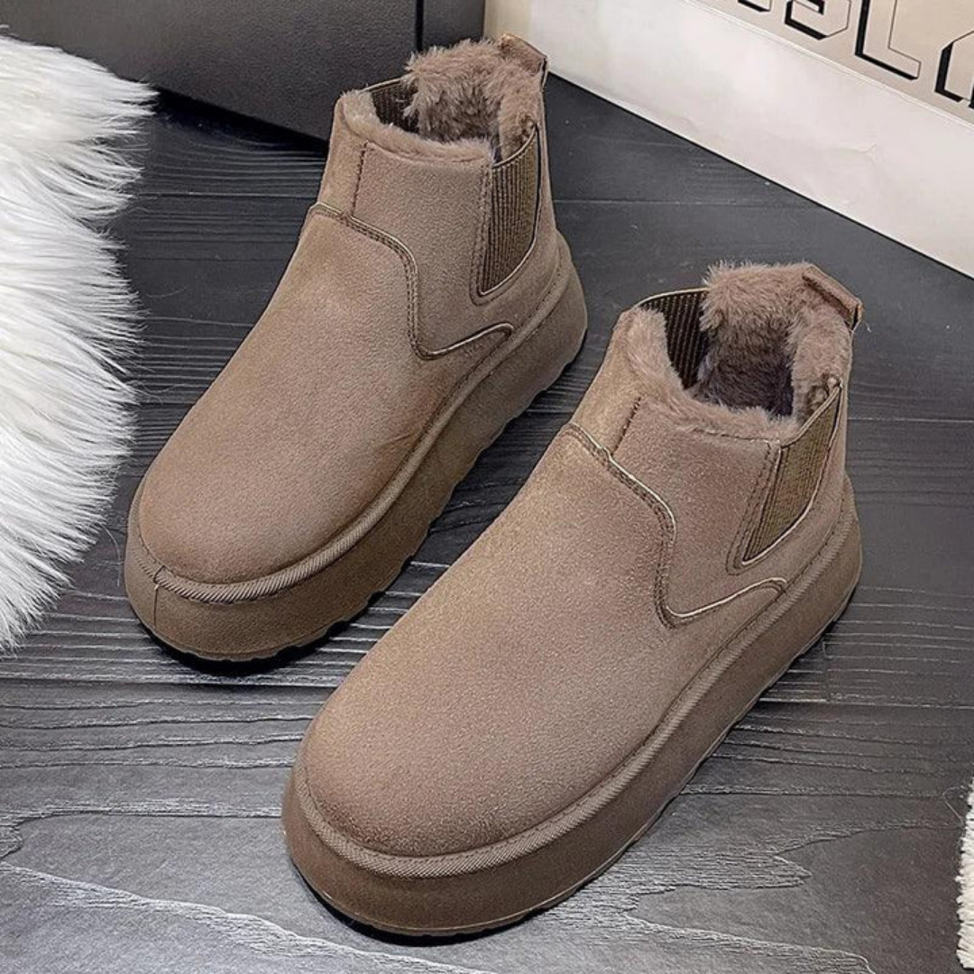 Emma – Winter Slip-On Boots – Cozy & Warm
