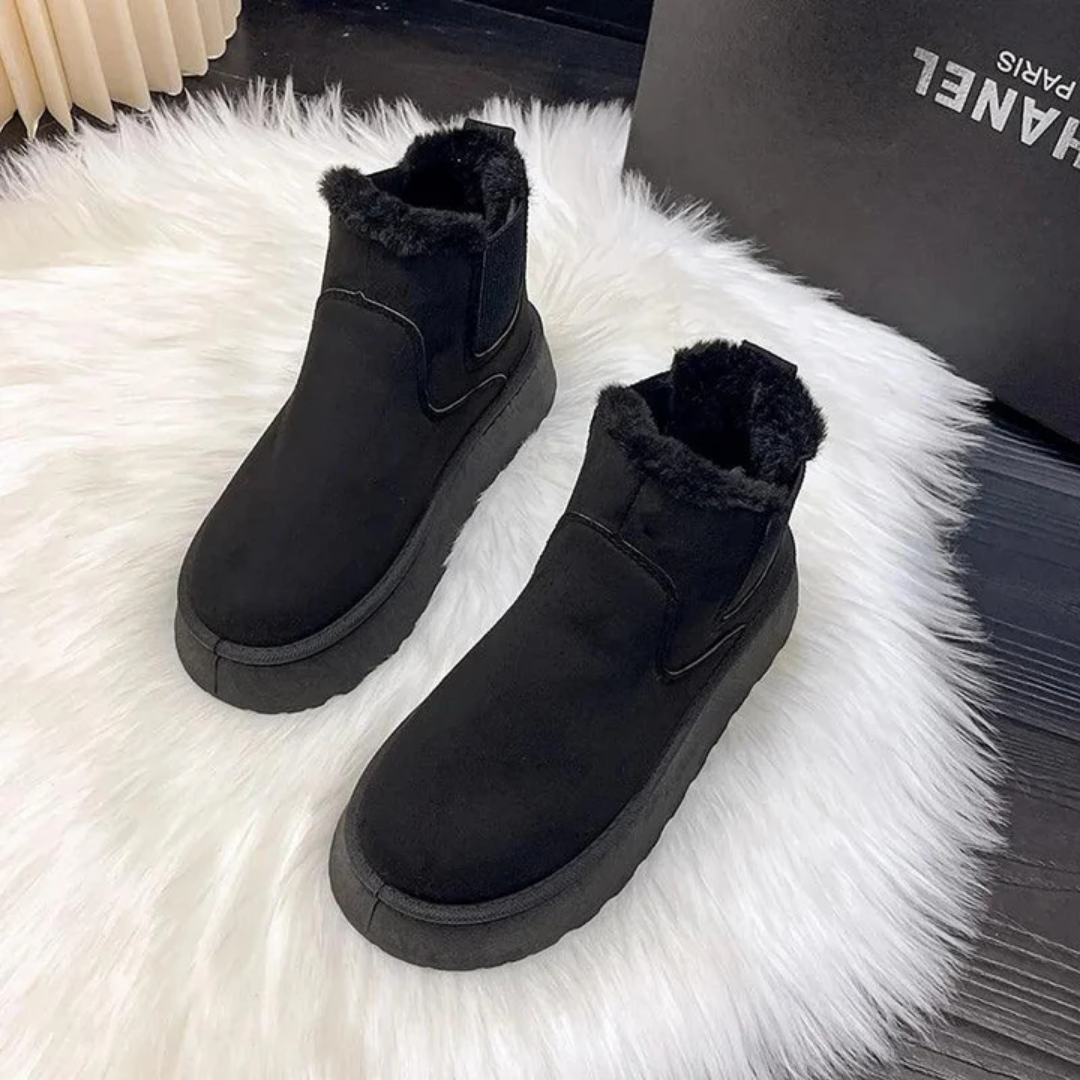Emma – Winter Slip-On Boots – Cozy & Warm