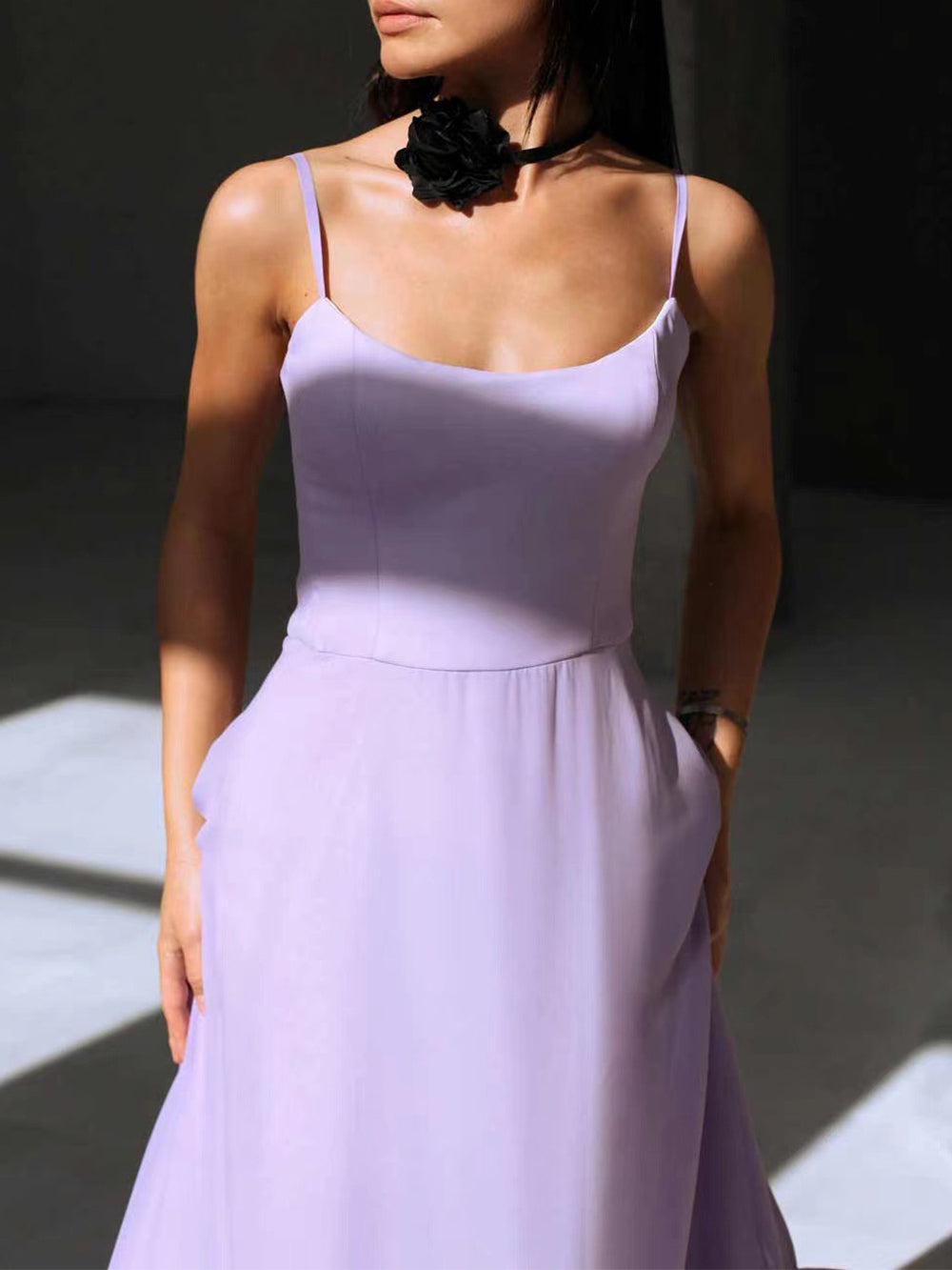 Venus - Elegant Flounce Maxi Dress