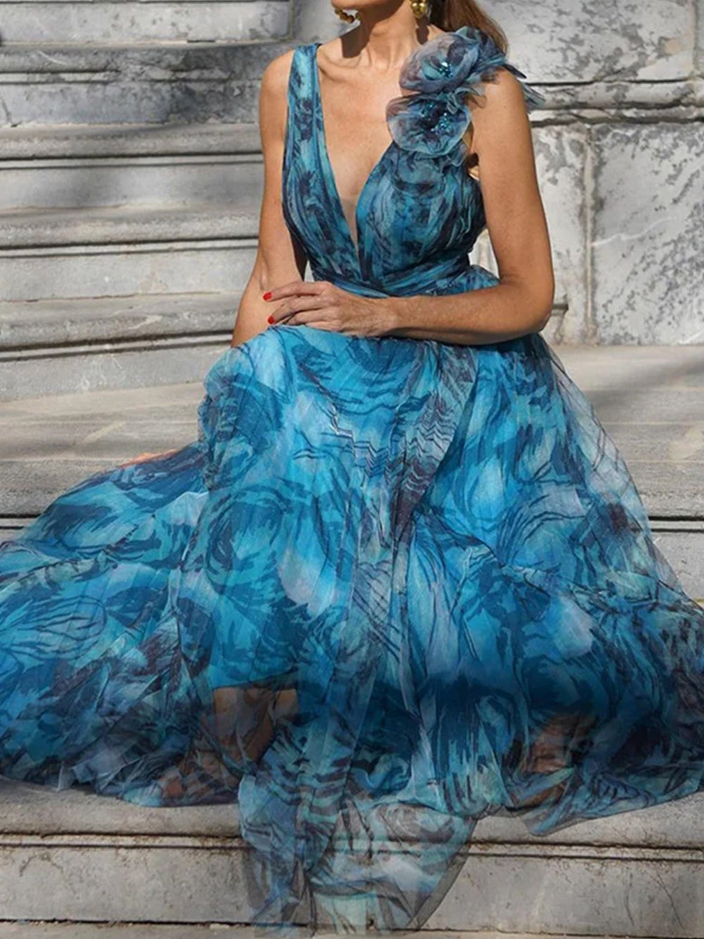 Beatriz - Sleeveless Maxi Dress for Women – Classy & Flowy