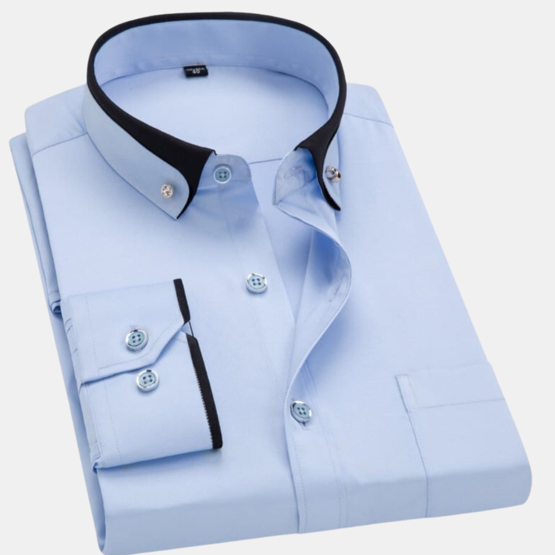 Jaxson – Men’s Polo with Buttons – Sleek Fit & Timeless Style