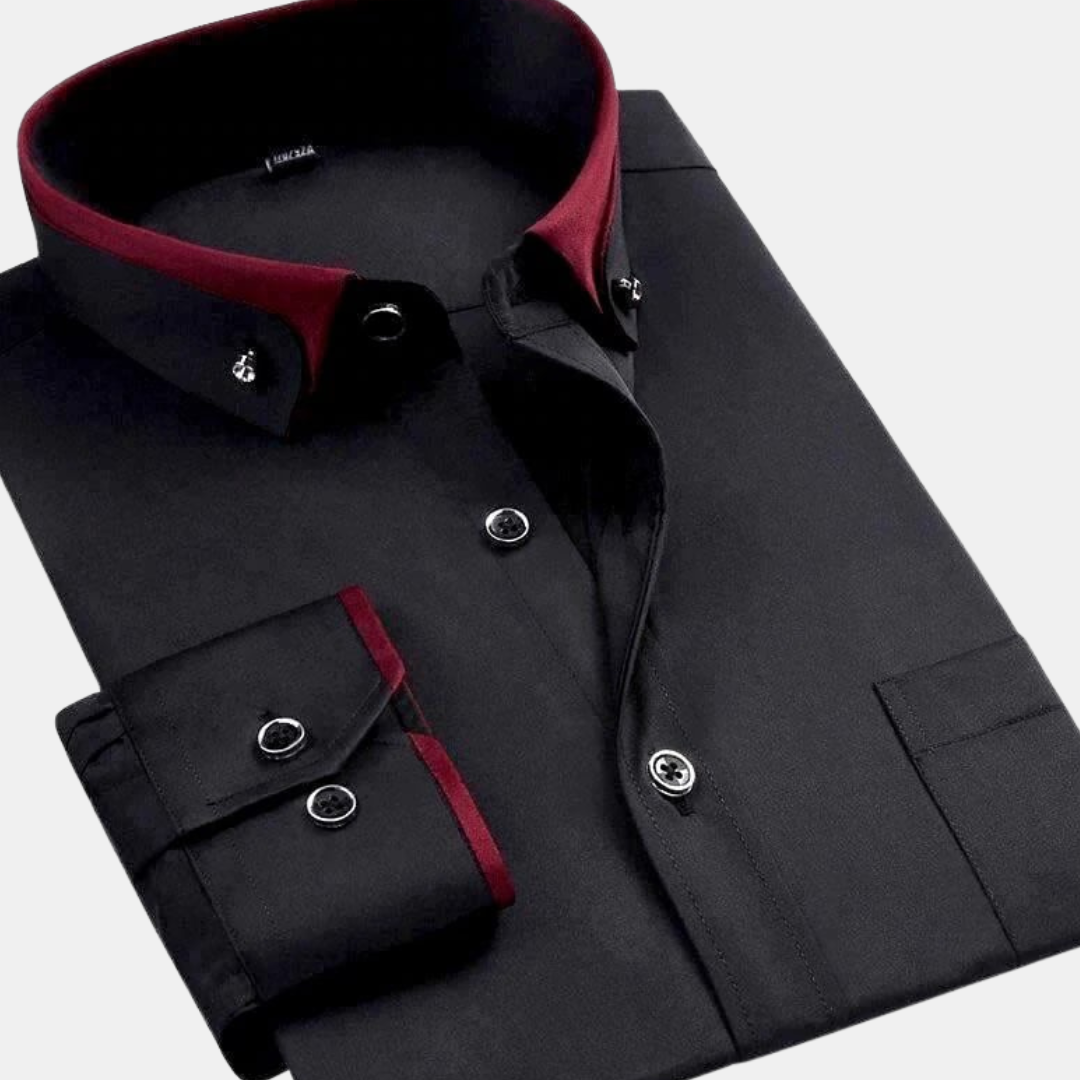 Jaxson – Men’s Polo with Buttons – Sleek Fit & Timeless Style