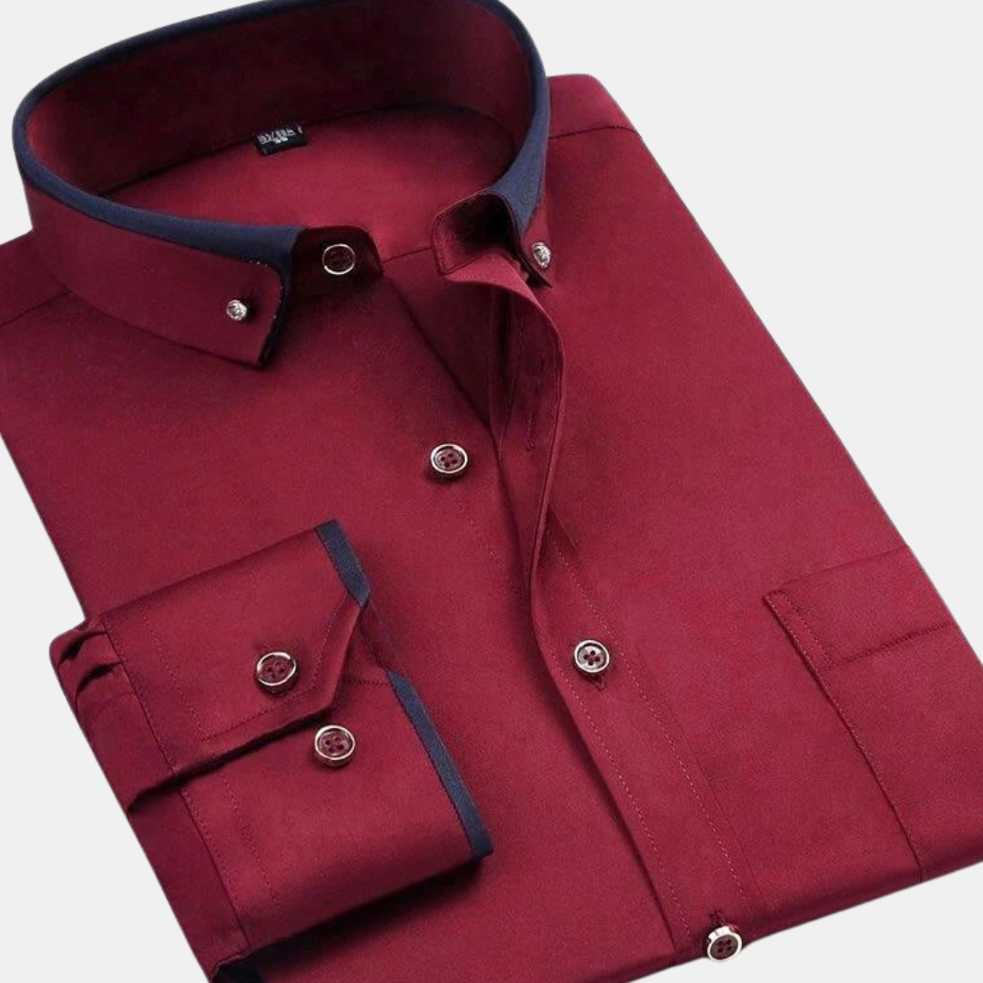 Jaxson – Men’s Polo with Buttons – Sleek Fit & Timeless Style