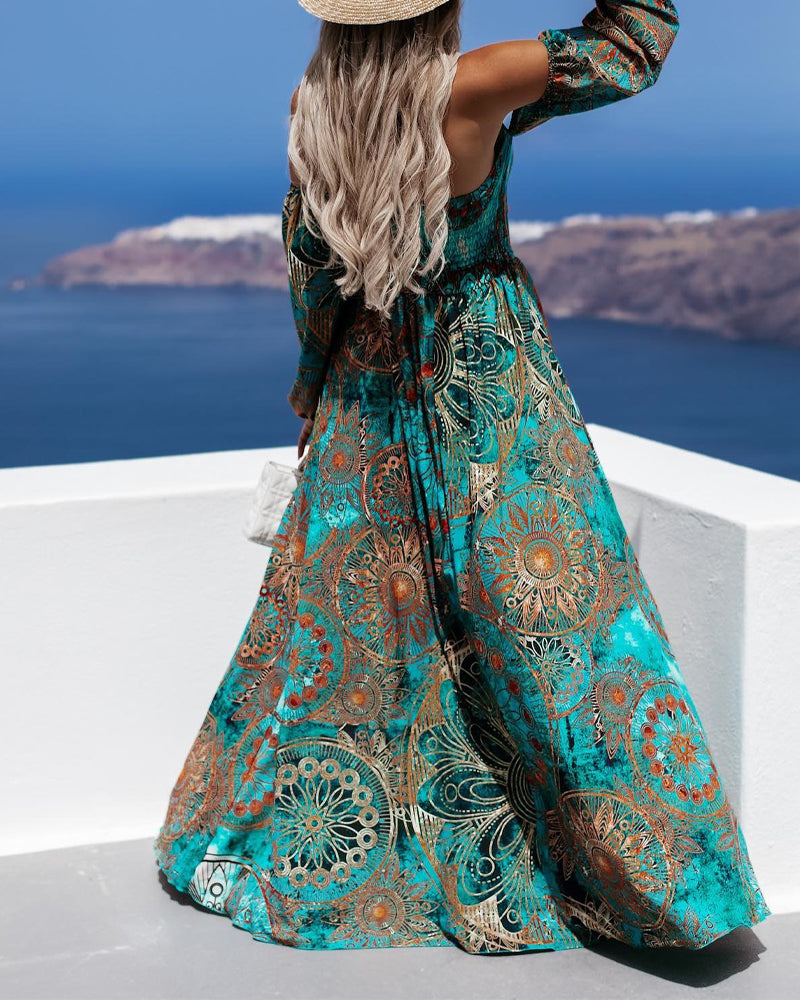 Lotta – Off Shoulder Maxi Dress – Effortless Elegance for Any Occasion