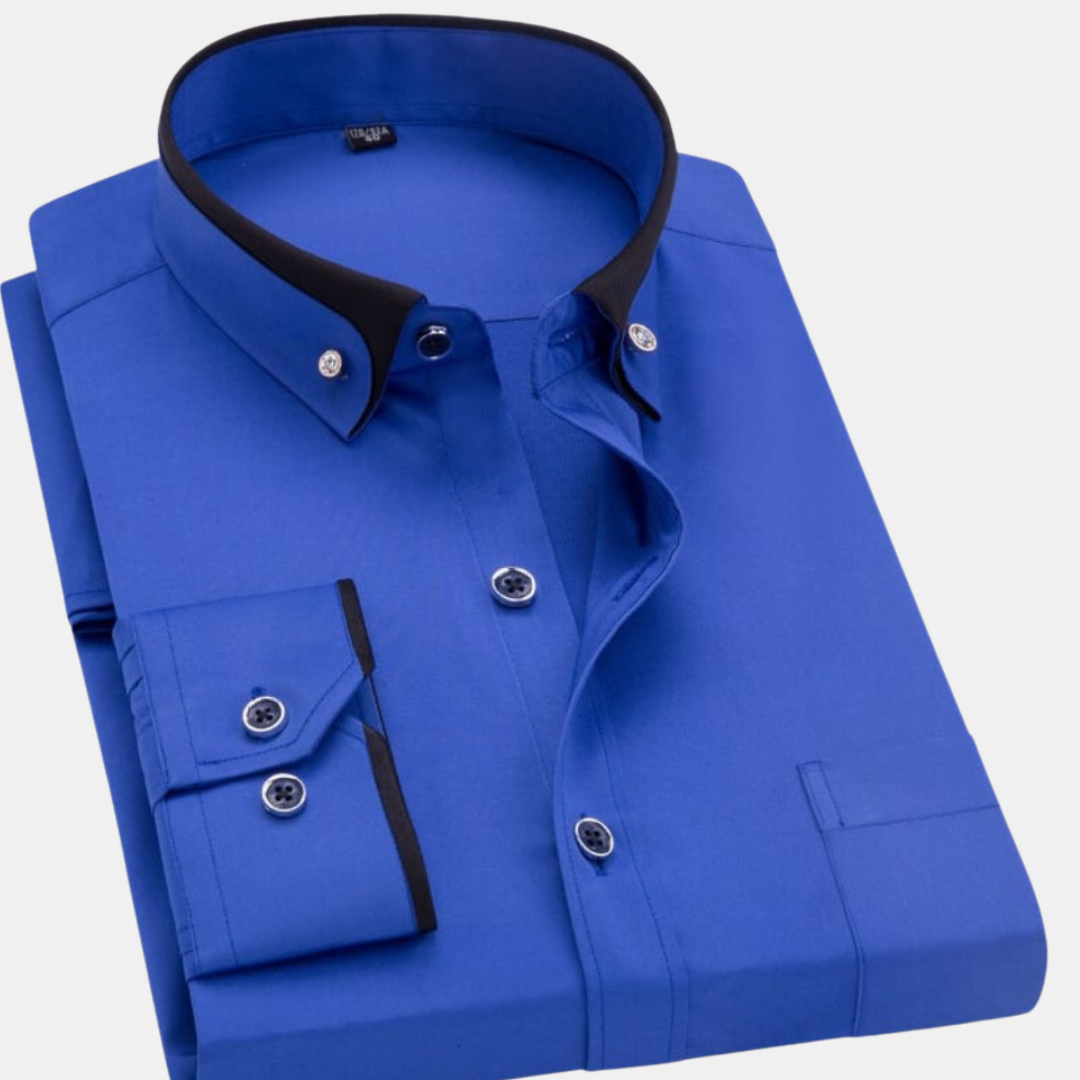 Jaxson – Men’s Polo with Buttons – Sleek Fit & Timeless Style