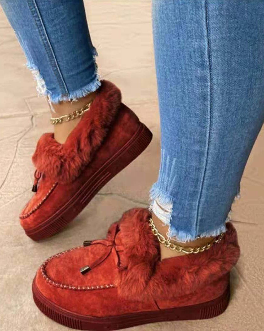 Maryam - Ankle Fur Boots for Women – Warm & Stylish