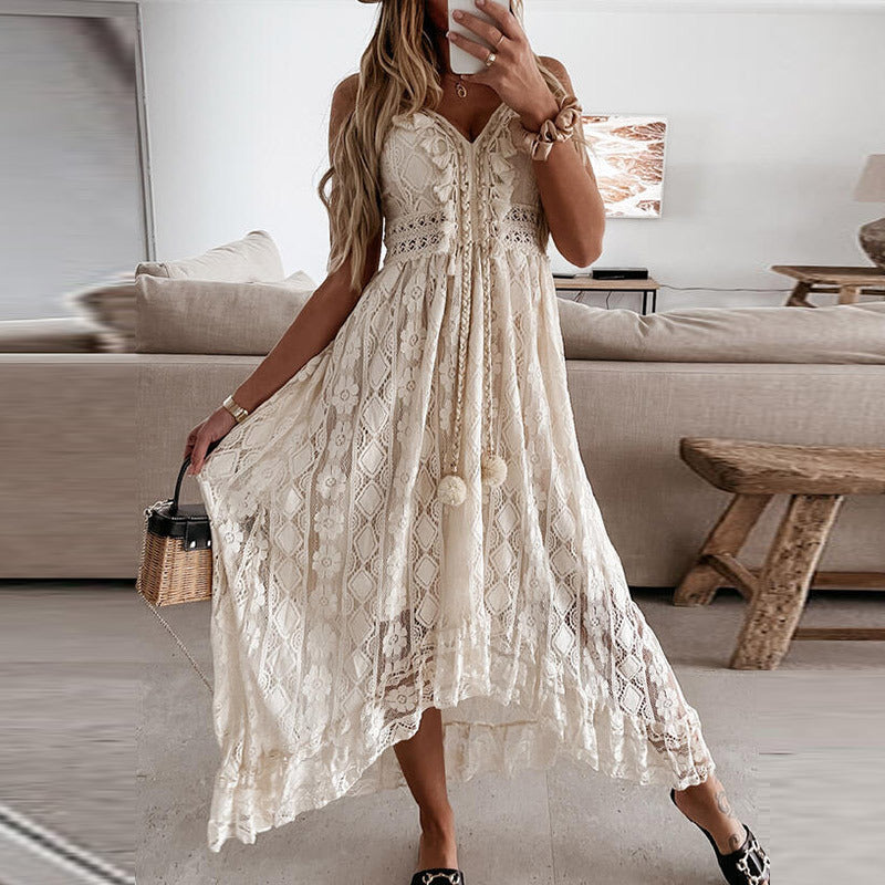Diantha - Elegant Boho Maxi Dress - Flowy & Comfortable