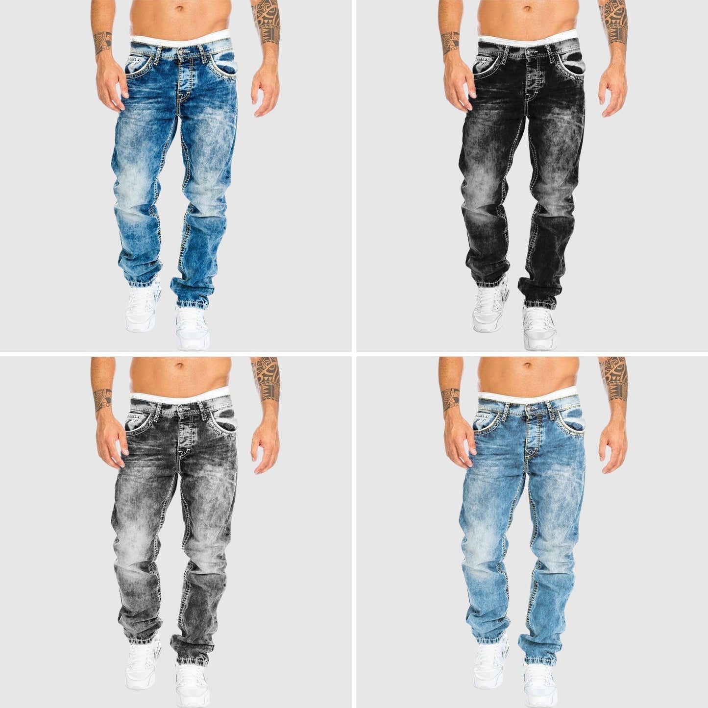 Randal - Relaxed Fit Baggy Jeans – Casual Comfort & Style