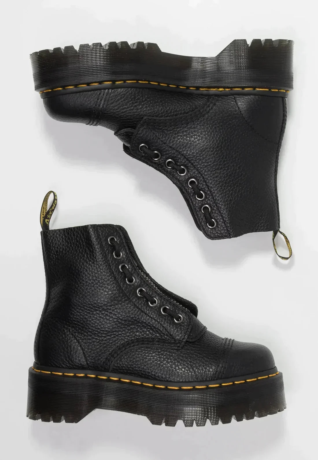 Eva – Zip-Up Platform Boots – Fashionable & Cozy