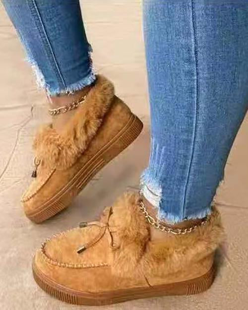 Maryam - Ankle Fur Boots for Women – Warm & Stylish