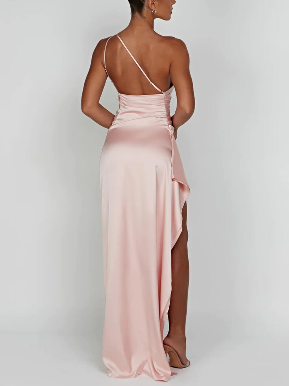 Doris – Formal Party Slit Dress – Elegant & Sleek