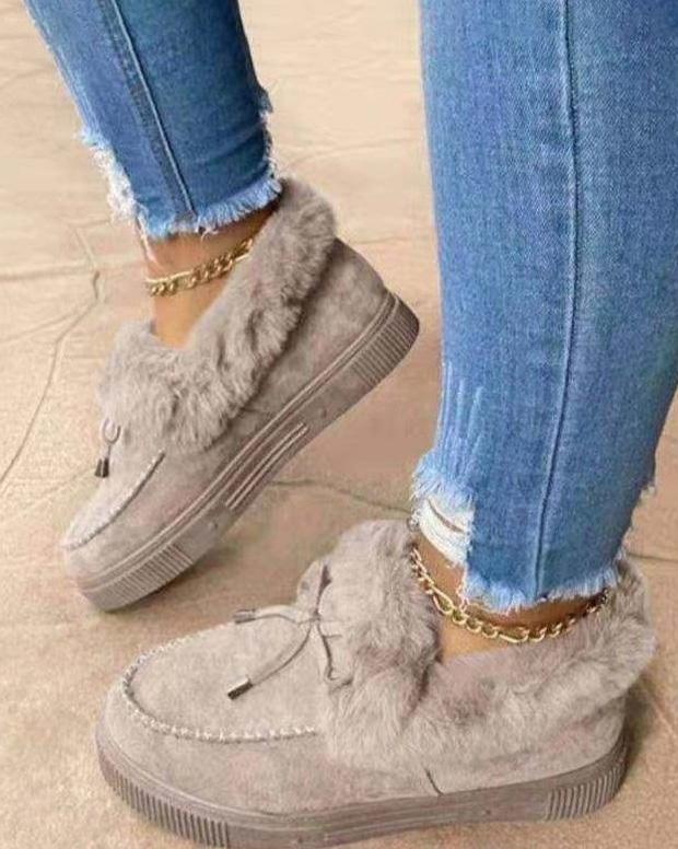 Maryam - Ankle Fur Boots for Women – Warm & Stylish