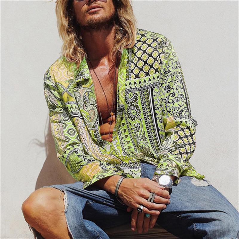 Cael - Men's Boho Shirt Top