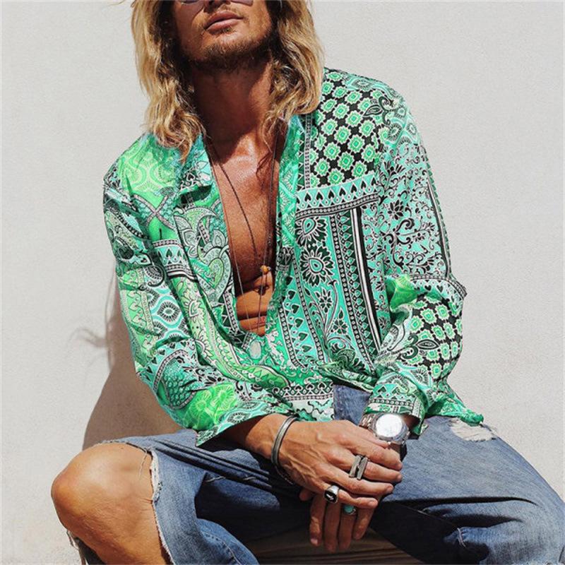 Cael - Men's Boho Shirt Top