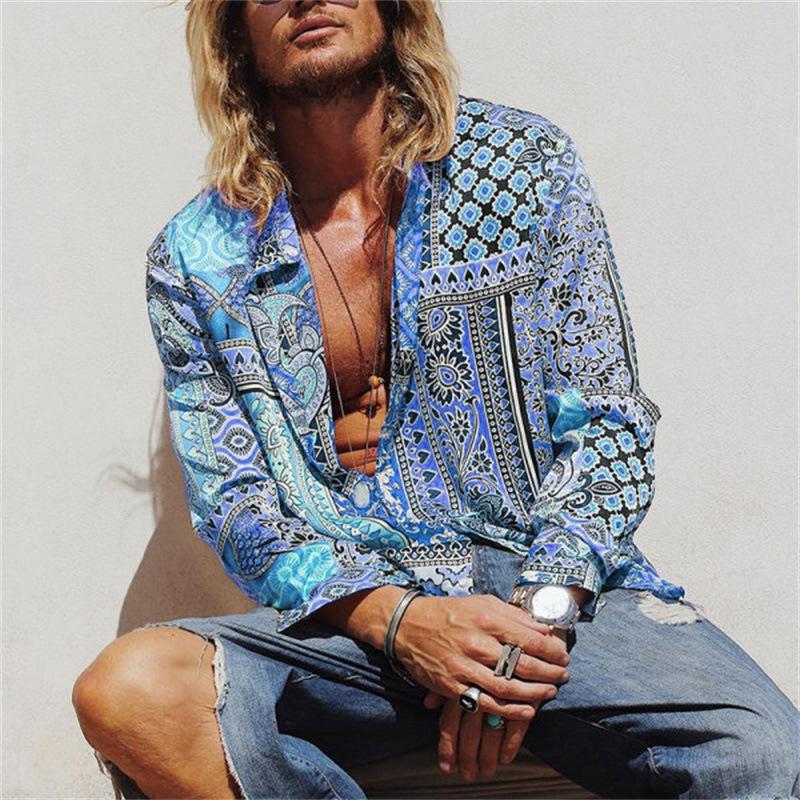 Cael - Men's Boho Shirt Top