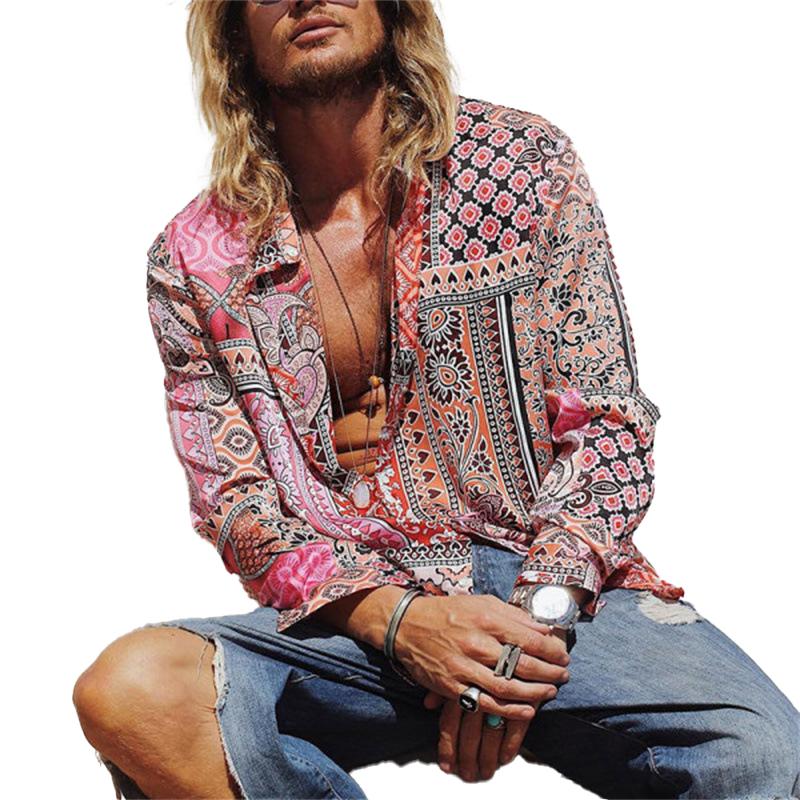 Cael - Men's Boho Shirt Top
