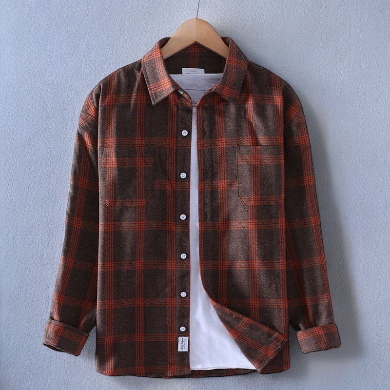Johnny - Classic Collared Flannel Shirts