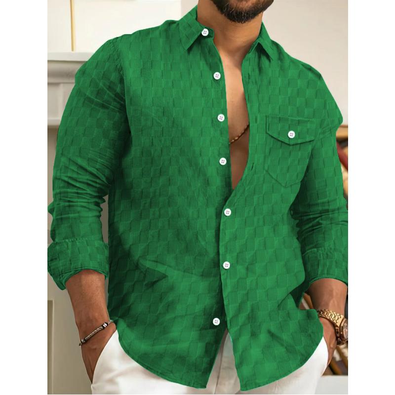 Breck - Elegant Men's Casual Top – Effortless Sophistication