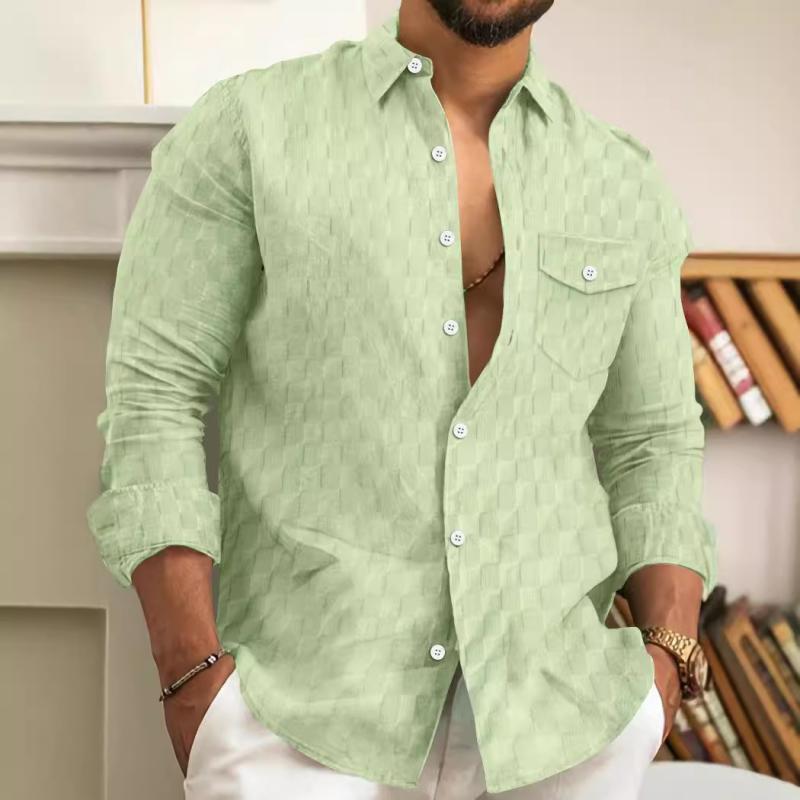 Breck - Elegant Men's Casual Top – Effortless Sophistication