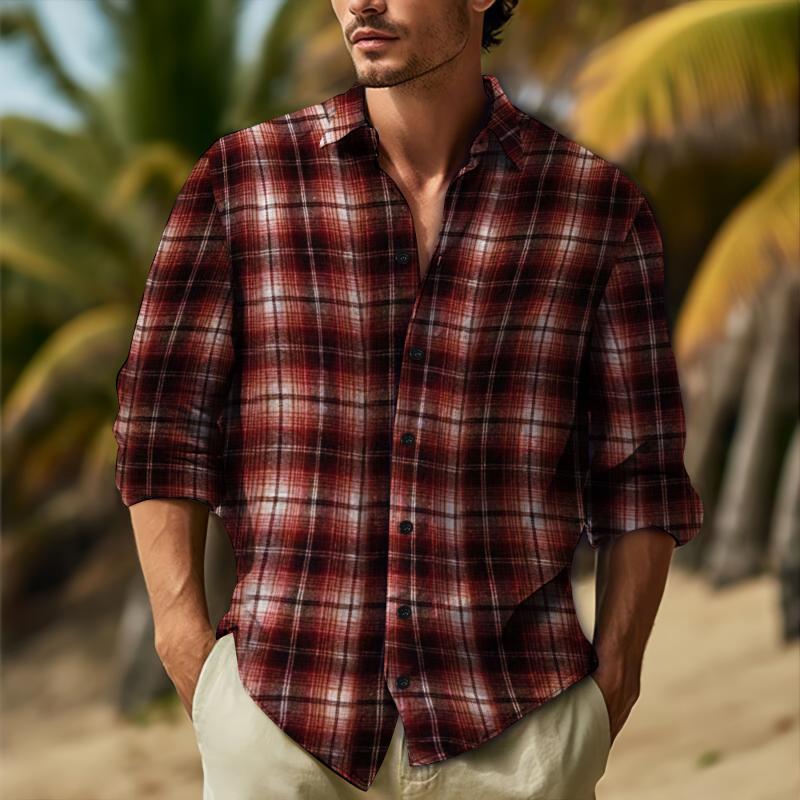 Danny - Men's Plaid Long Sleeves