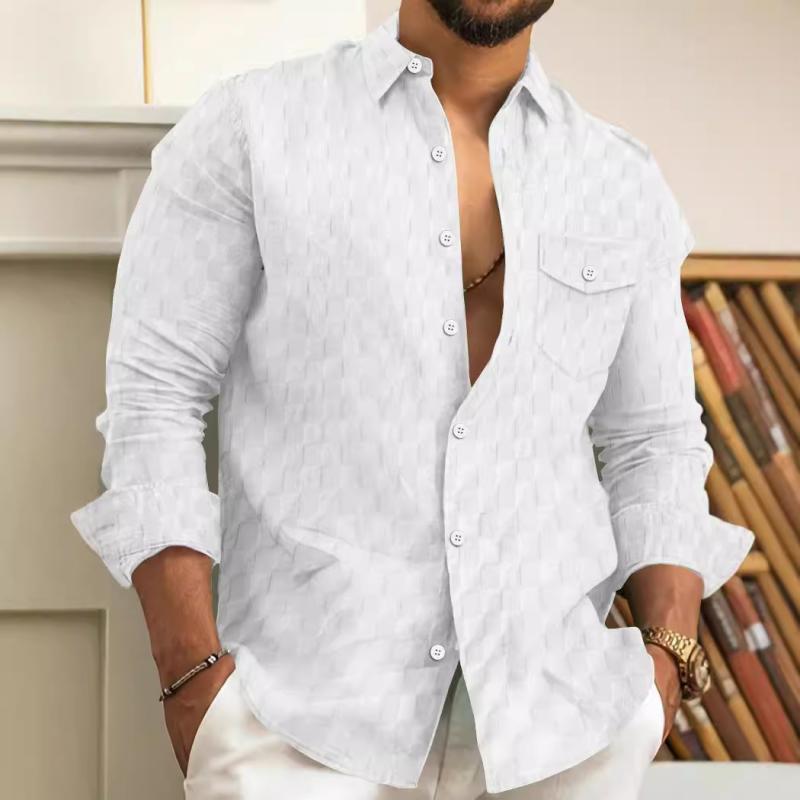 Breck - Elegant Men's Casual Top – Effortless Sophistication