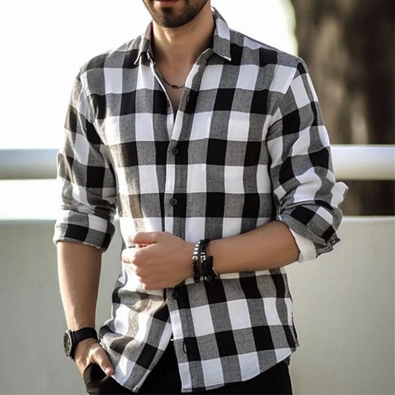 Aiken – Men's Long Sleeves Shirt – Classic Style, Everyday Comfort
