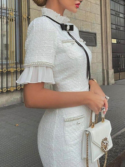 Zafira - Sophisticated Formal Midi Dress – Graceful & Elegant