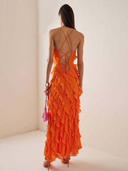Amie - Elegant Sleeveless Slit Dress