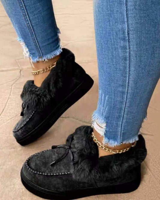 Maryam - Ankle Fur Boots for Women – Warm & Stylish