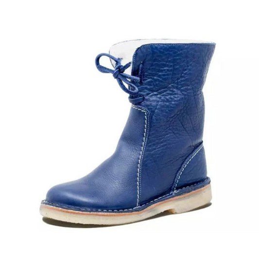 Tessa – Classic Flat Ankle Boots – Fashionable & Functional