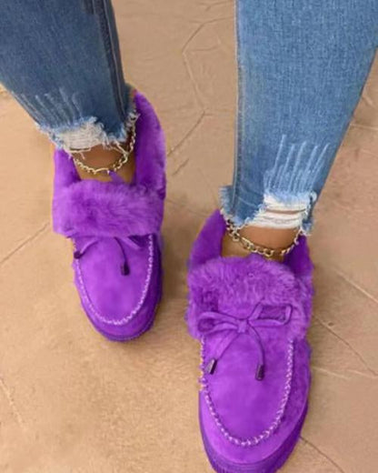 Maryam - Ankle Fur Boots for Women – Warm & Stylish