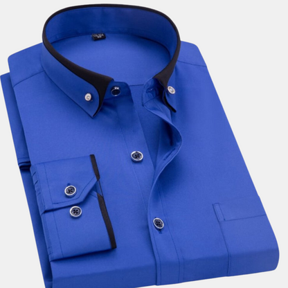 Jaxson – Men’s Polo with Buttons – Sleek Fit & Timeless Style