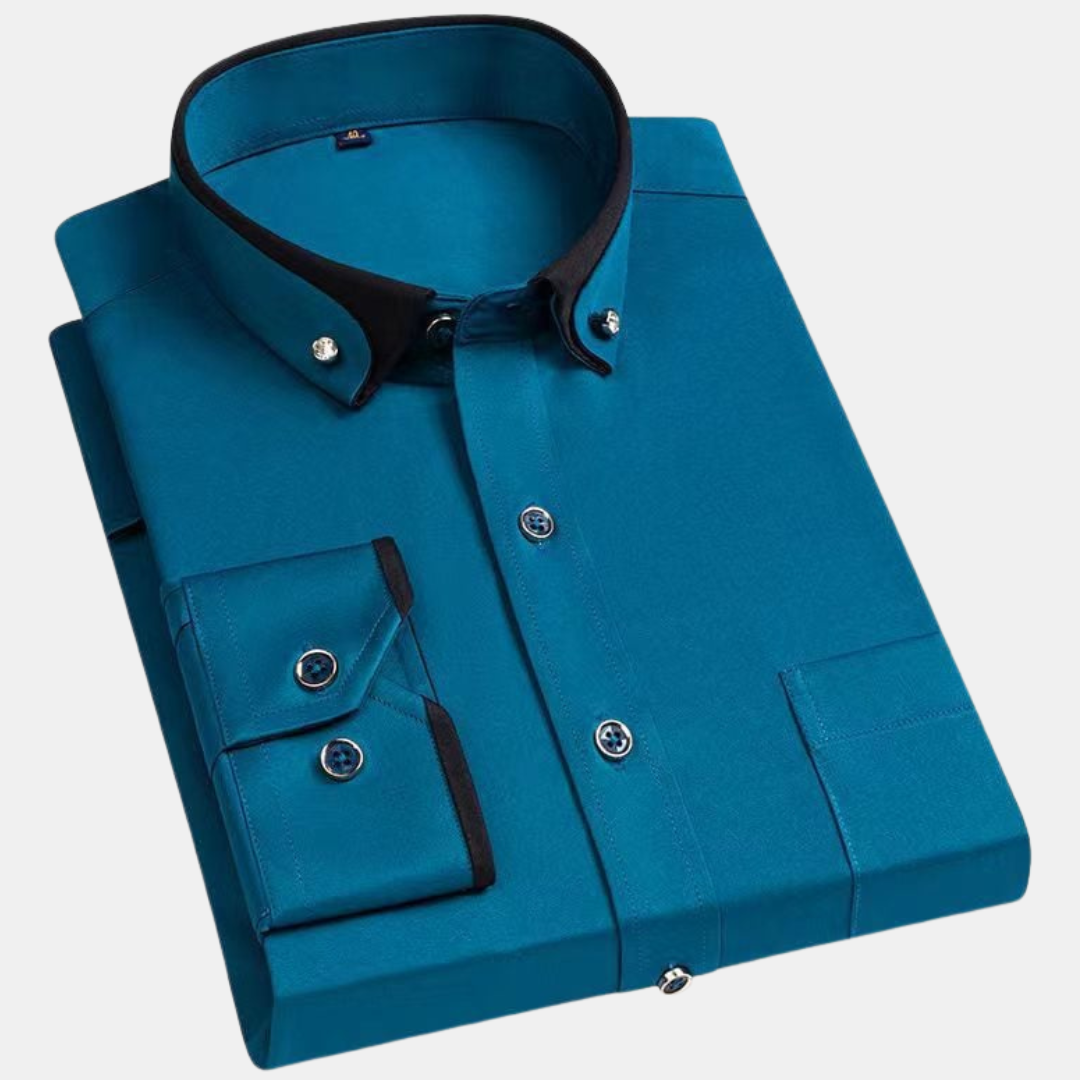 Jaxson – Men’s Polo with Buttons – Sleek Fit & Timeless Style