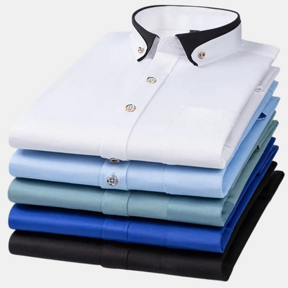 Jaxson – Men’s Polo with Buttons – Sleek Fit & Timeless Style