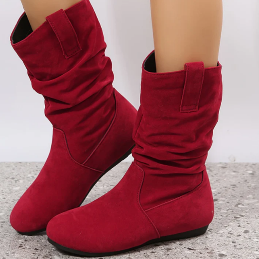 Olivia – Flat Winter Boots – Classic & Weatherproof