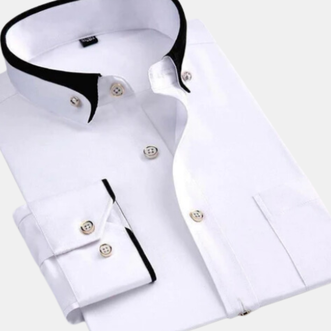 Jaxson – Men’s Polo with Buttons – Sleek Fit & Timeless Style