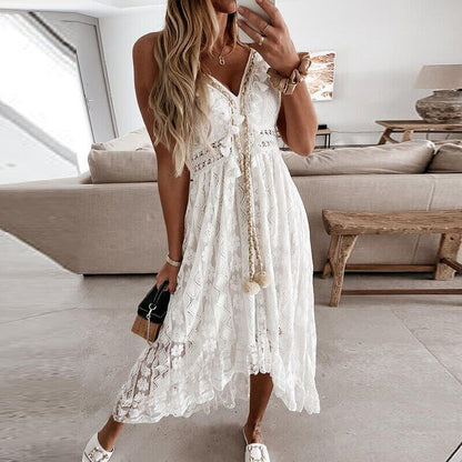 Diantha - Elegant Boho Maxi Dress - Flowy & Comfortable