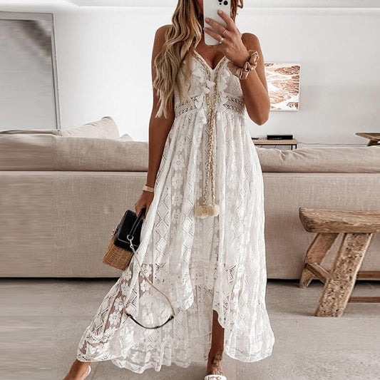 Diantha - Elegant Boho Maxi Dress - Flowy & Comfortable