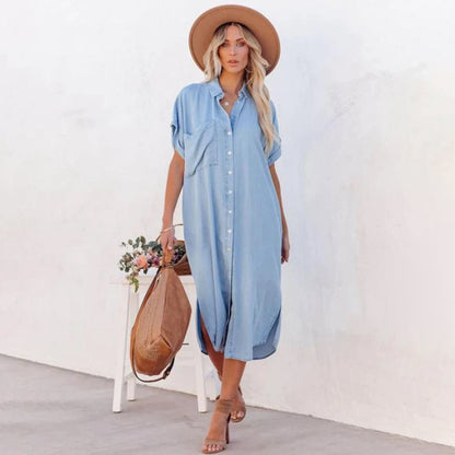 Galya - Relaxed Casual Loose Dress - Comfy & Stylish