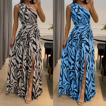 Sylpha - Chic Belted Formal Dress – Sleek & Sophisticated