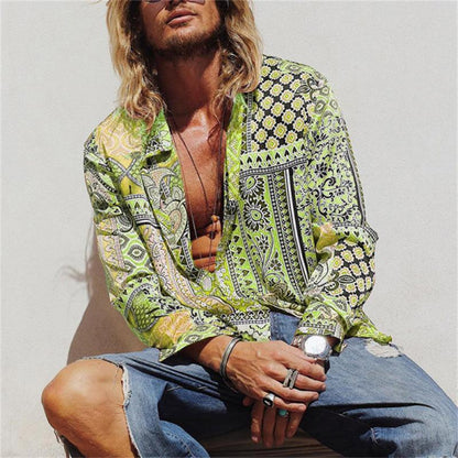 Cael - Men's Boho Shirt Top