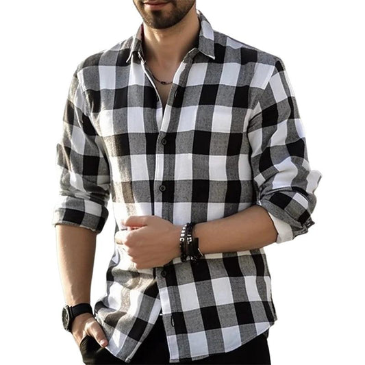 Aiken – Men's Long Sleeves Shirt – Classic Style, Everyday Comfort