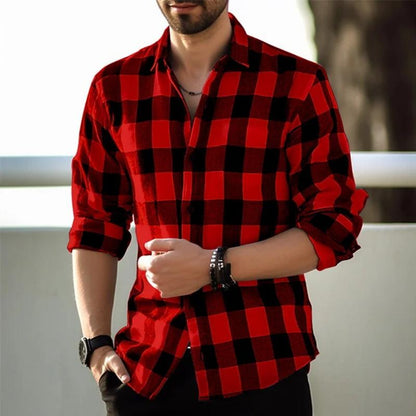 Aiken – Men's Long Sleeves Shirt – Classic Style, Everyday Comfort
