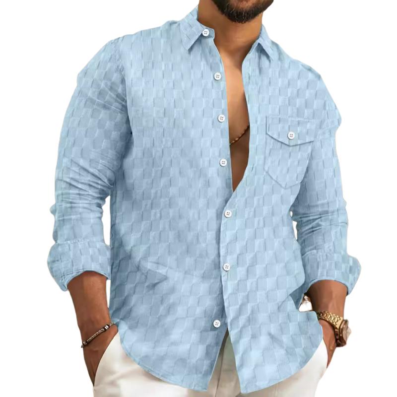 Breck - Elegant Men's Casual Top – Effortless Sophistication