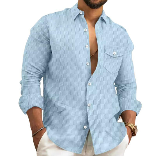 Breck - Elegant Men's Casual Top – Effortless Sophistication