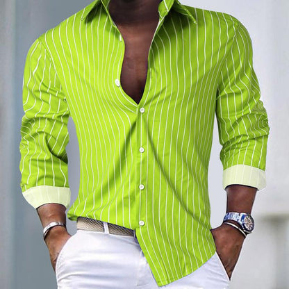 Miko - Men's Stripe Long Sleeves