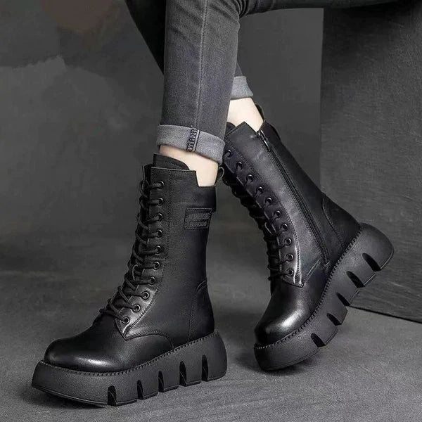 Athena – High-Top Platform Boots – Chic & Elevated